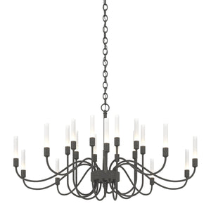 Hubbardton Forge - 192043-SKT-20 - 20 Light Chandelier - Lisse - Natural Iron