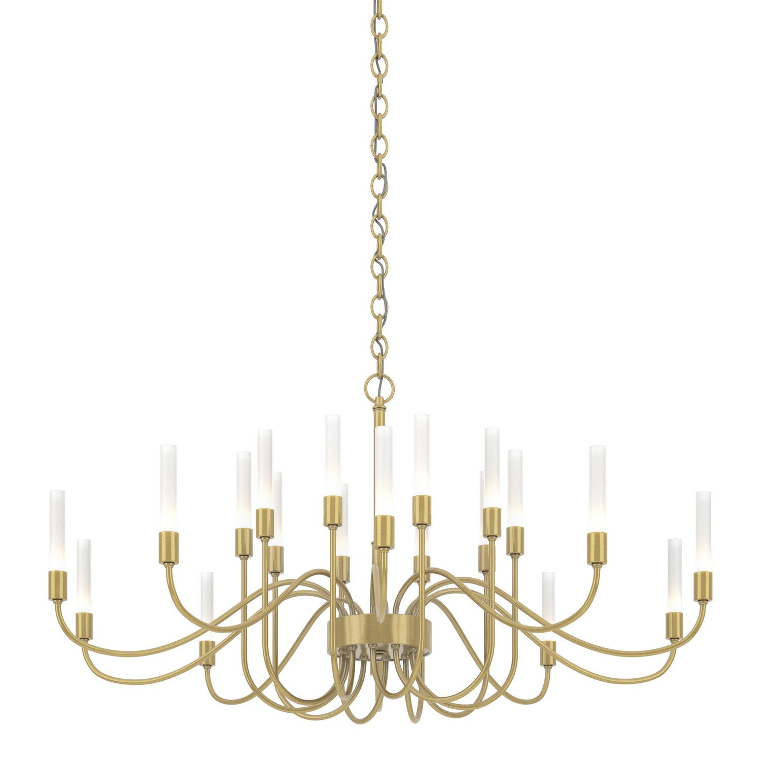 Hubbardton Forge - 192043-SKT-86 - 20 Light Chandelier - Lisse - Modern Brass