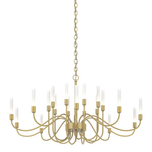 Hubbardton Forge - 192043-SKT-86 - 20 Light Chandelier - Lisse - Modern Brass