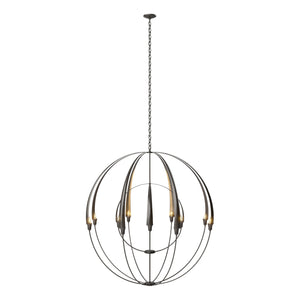 Hubbardton Forge - 194248-SKT-14 - 12 Light Chandelier - Cirque - Oil Rubbed Bronze