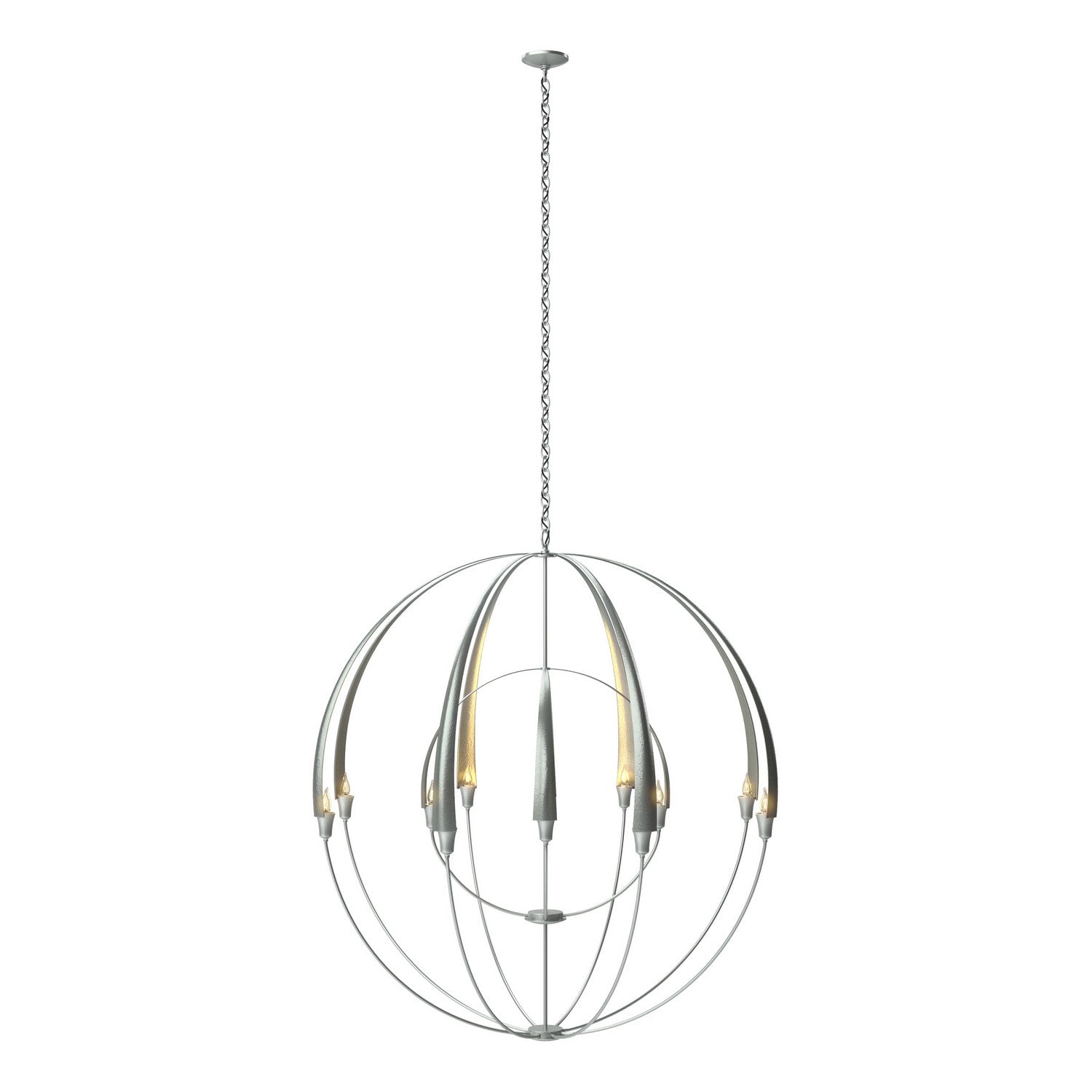 Hubbardton Forge - 194248-SKT-82 - 12 Light Chandelier - Cirque - Vintage Platinum