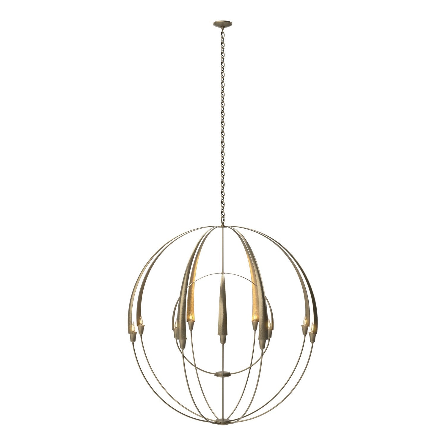 Hubbardton Forge - 194248-SKT-84 - 12 Light Chandelier - Cirque - Soft Gold