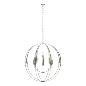 Hubbardton Forge - 194248-SKT-85 - 12 Light Chandelier - Cirque - Sterling