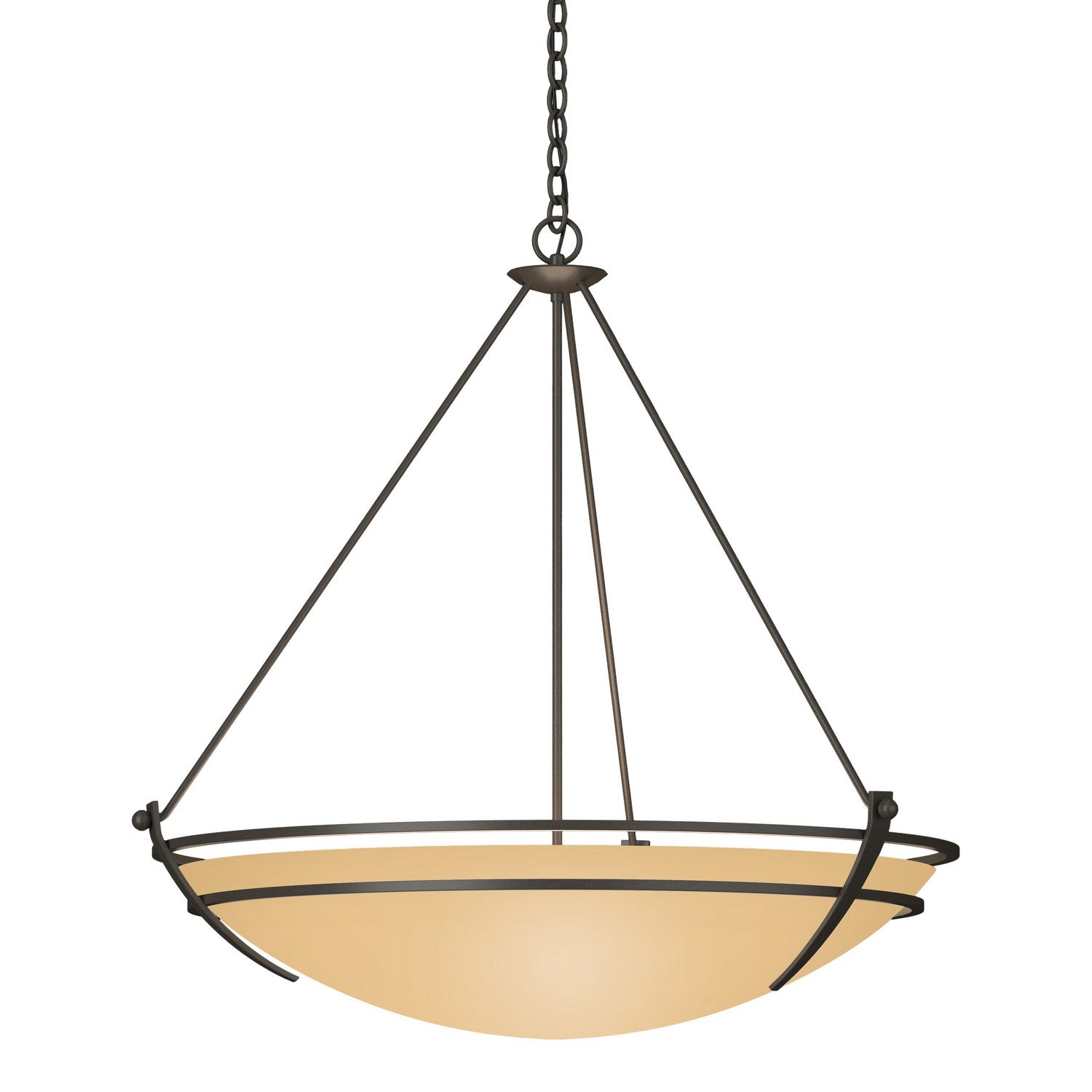 Hubbardton Forge - 194431-SKT-07-SS0170 - Presidio Tryne Large Scale Pendant - Tryne - Dark Smoke
