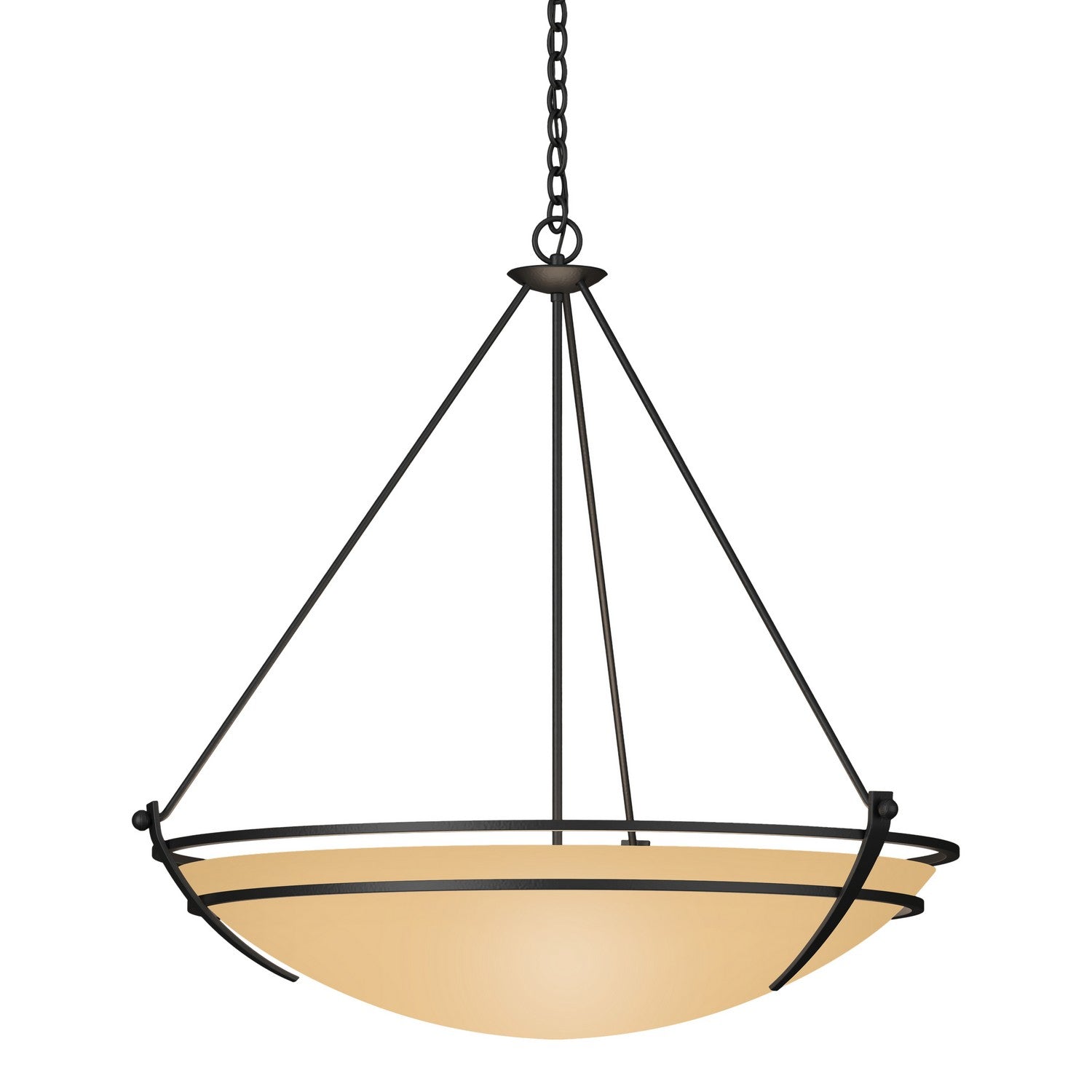Hubbardton Forge - 194431-SKT-10-SS0170 - Presidio Tryne Large Scale Pendant - Tryne - Black