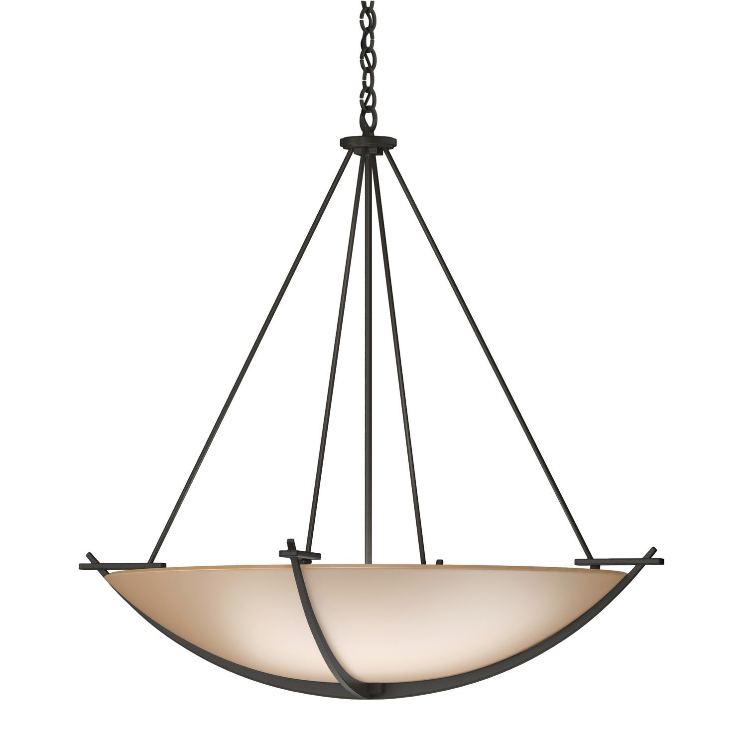 Hubbardton Forge - 194531-SKT-07-SS0170 - Three Light Chandelier - Compass - Dark Smoke