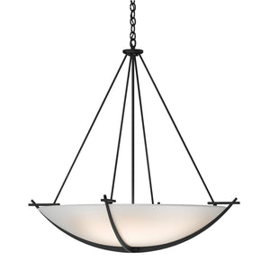 Hubbardton Forge - 194531-SKT-10-GG0170 - Three Light Chandelier - Compass - Black