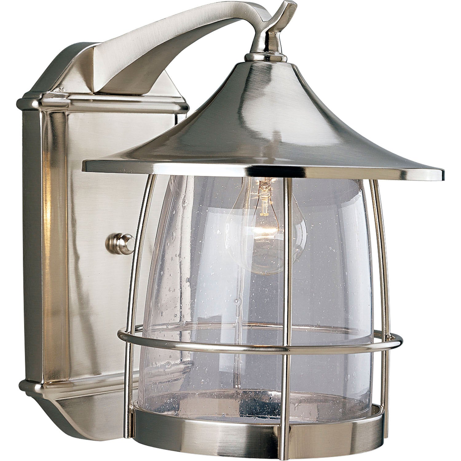 Progress Lighting - P5764-09 - One Light Wall Lantern - Prairie - Brushed Nickel