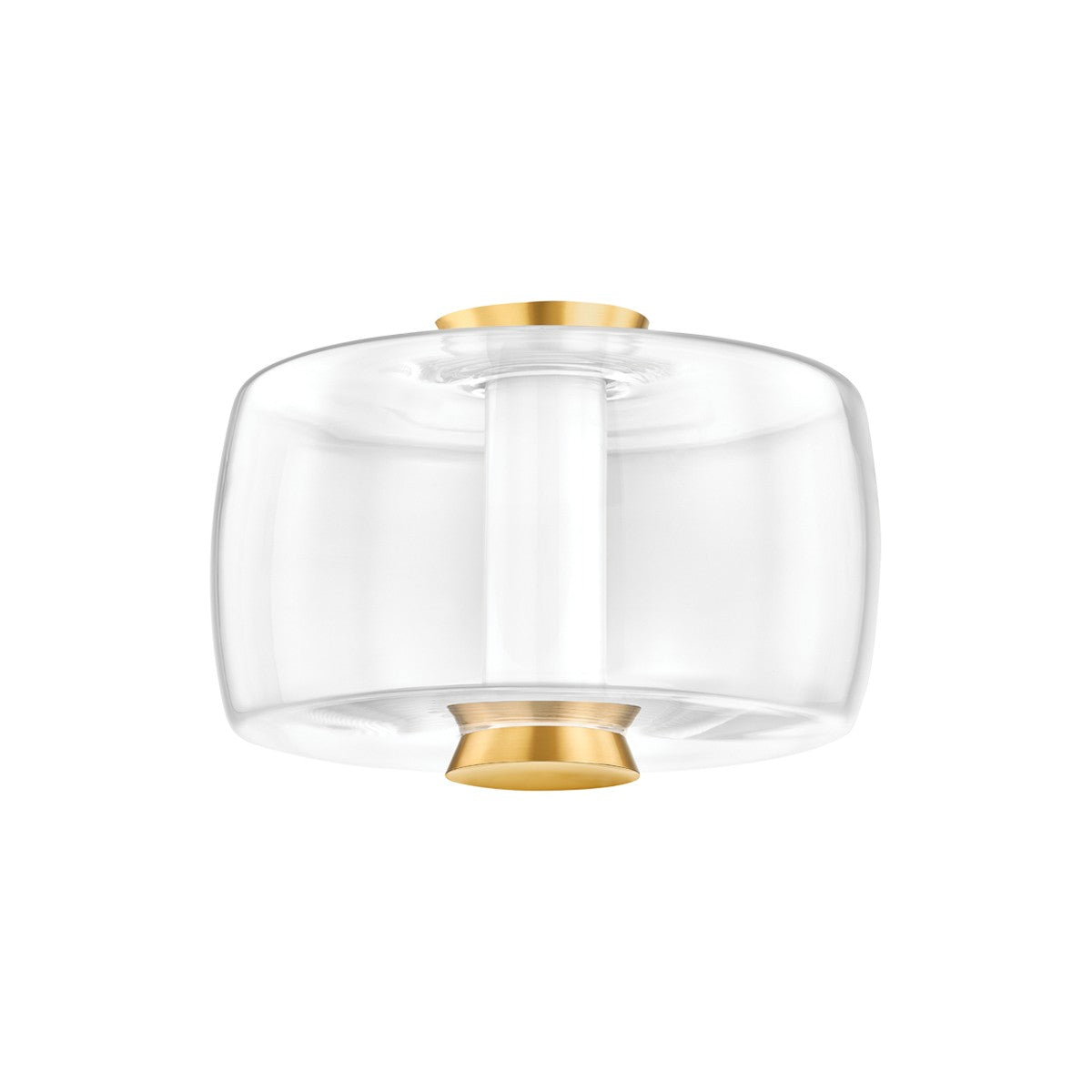 Hudson Valley - 2814-AGB - LED Flush Mount - Beau - Aged Brass