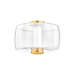 Hudson Valley - 2814-AGB - LED Flush Mount - Beau - Aged Brass