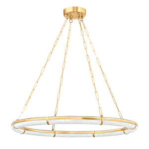 Hudson Valley - 5142-AGB - LED Chandelier - Sennett - Aged Brass