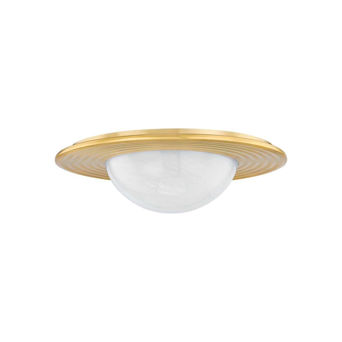 Hudson Valley - 7116-AGB - LED Flush Mount - Geraldton - Aged Brass