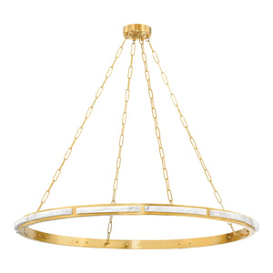 Hudson Valley - 8148-AGB - LED Chandelier - Wingate - Aged Brass