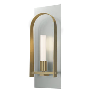 Hubbardton Forge - 201070-SKT-82-86-FD0462 - One Light Wall Sconce - Triomphe - Vintage Platinum