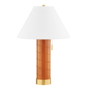 Hudson Valley - L3429-AGB - One Light Table Lamp - Norwalk - Aged Brass