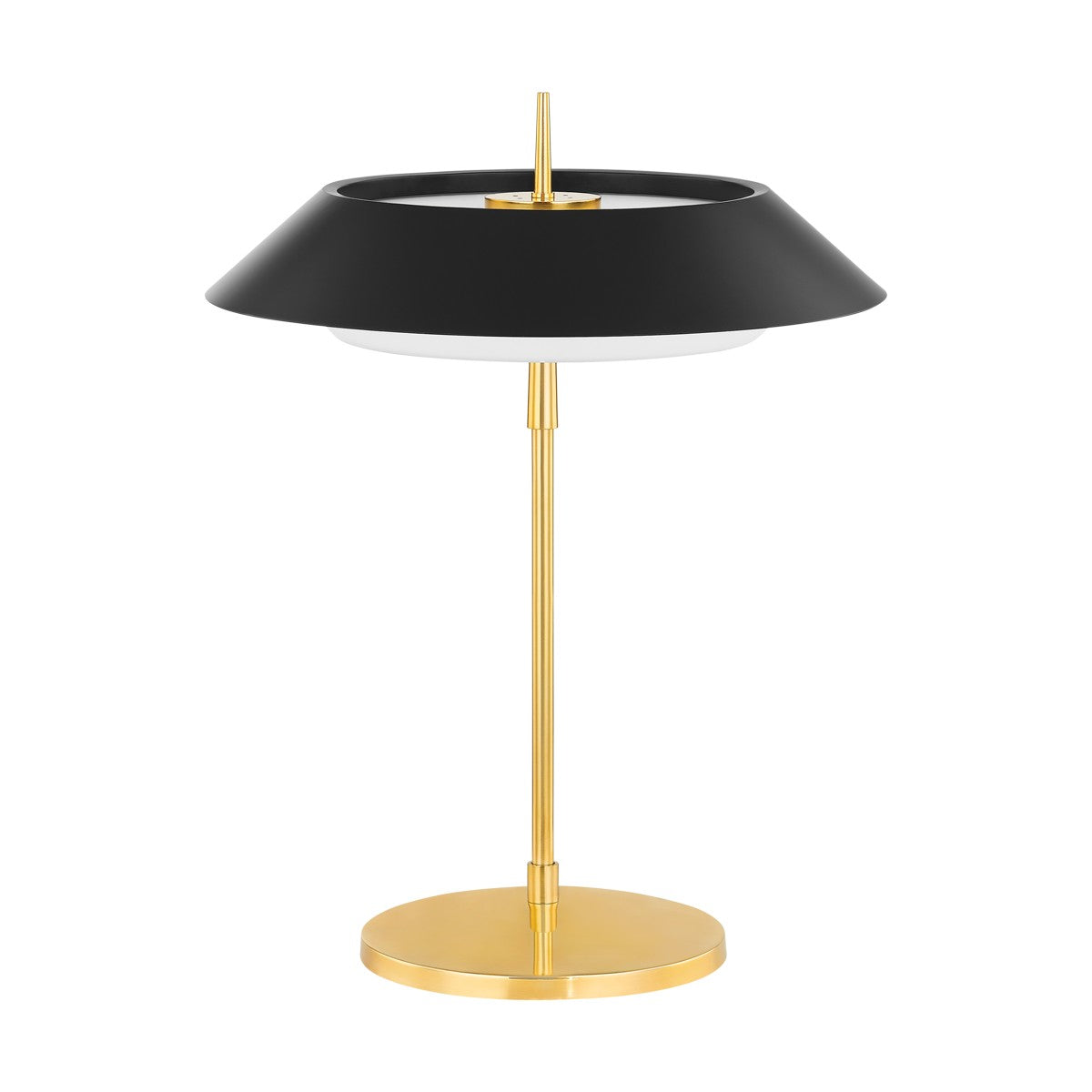 Hudson Valley - L4323-AGB/SBK - Three Light Table Lamp - Westport - Aged Brass/Soft Black