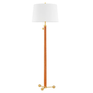 Hudson Valley - L6170-AGB - Two Light Floor Lamp - Noho - Aged Brass