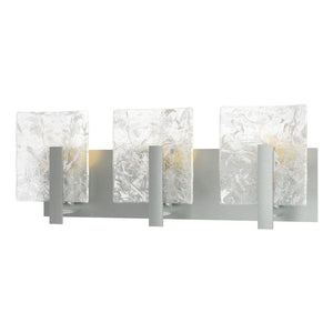 Hubbardton Forge - 201312-SKT-82-YR0719 - Three Light Bath Sconce - Arc - Vintage Platinum