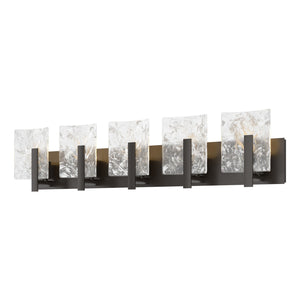 Hubbardton Forge - 201313-SKT-14-YR0719 - Five Light Bath Sconce - Arc - Oil Rubbed Bronze