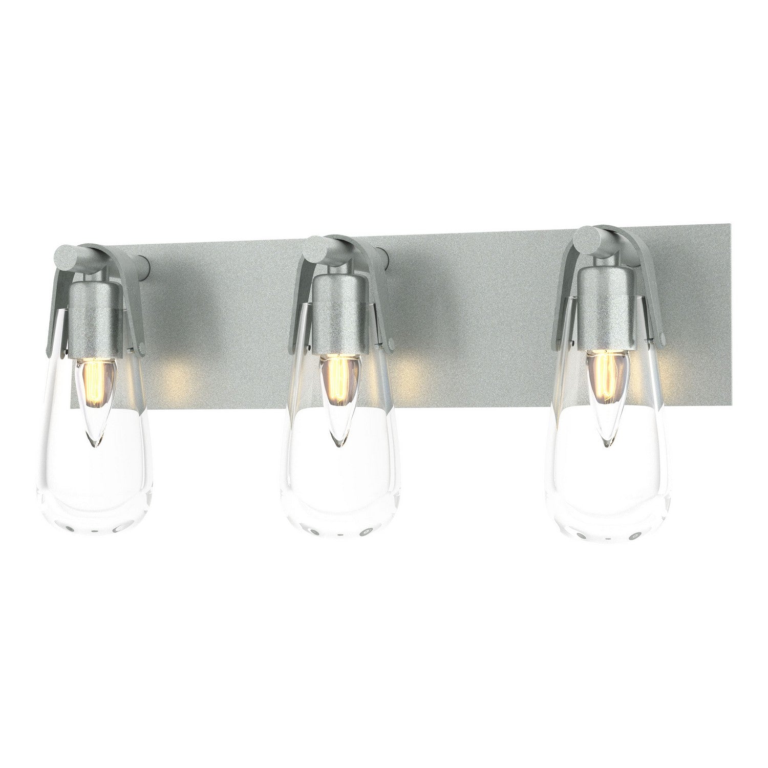 Hubbardton Forge - 201332-SKT-82-ZM0718 - Three Light Bath Sconce - Eos - Vintage Platinum