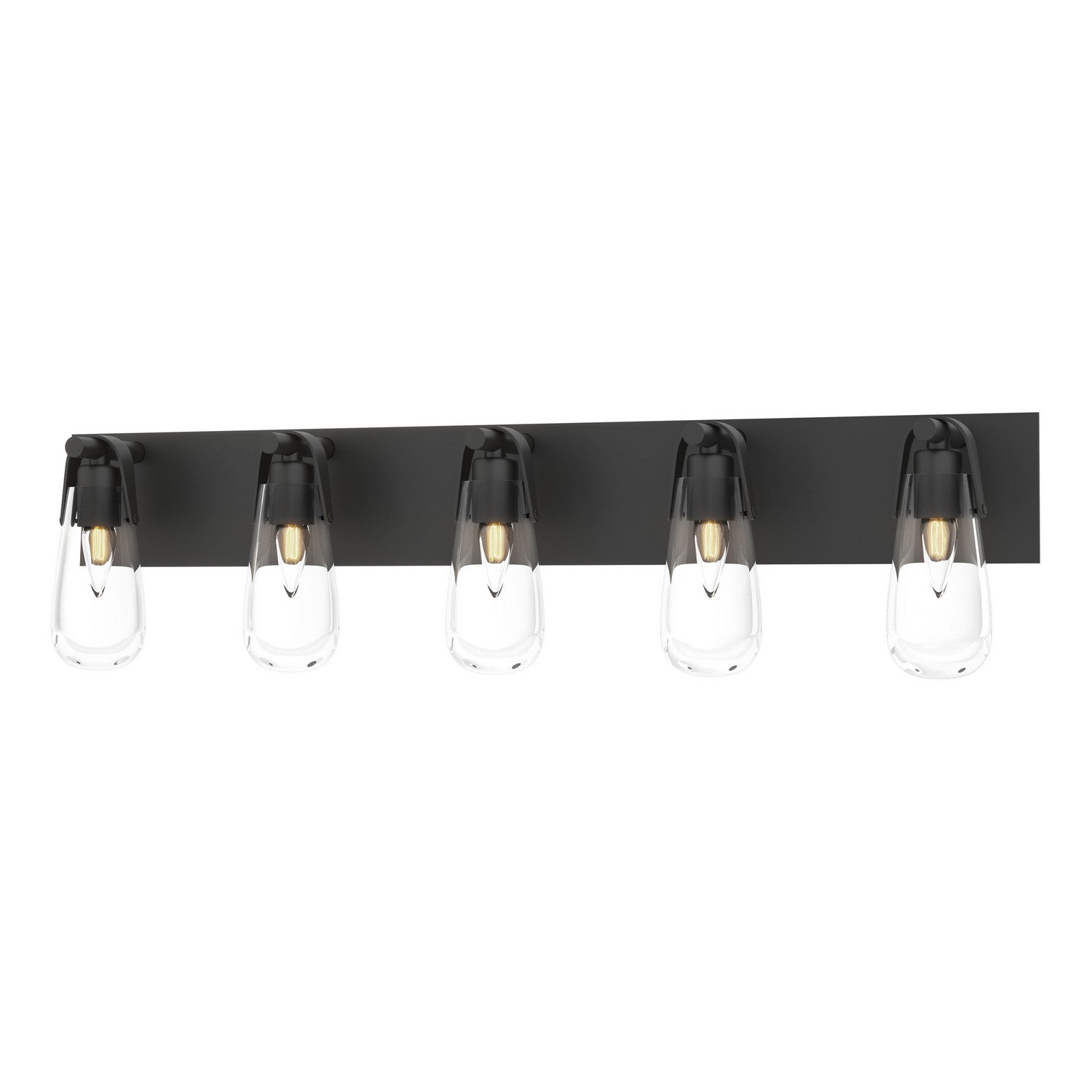 Hubbardton Forge - 201333-SKT-10-ZM0718 - Five Light Bath Sconce - Eos - Black