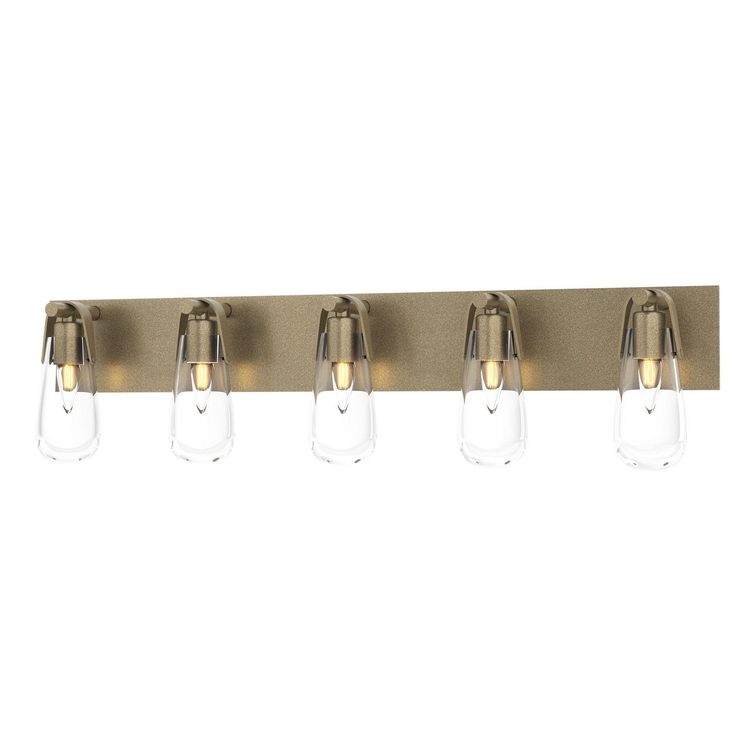 Hubbardton Forge - 201333-SKT-84-ZM0718 - Five Light Bath Sconce - Eos - Soft Gold