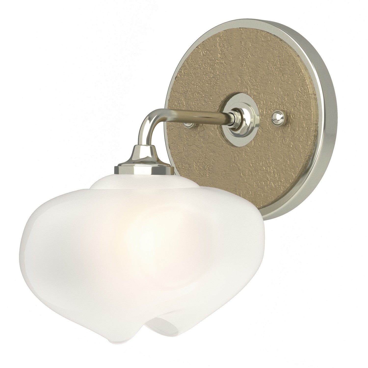 Hubbardton Forge - 201340-SKT-85-84-FD0710 - Ume 1-Light Curved Arm Bath Sconce - Ume - Sterling