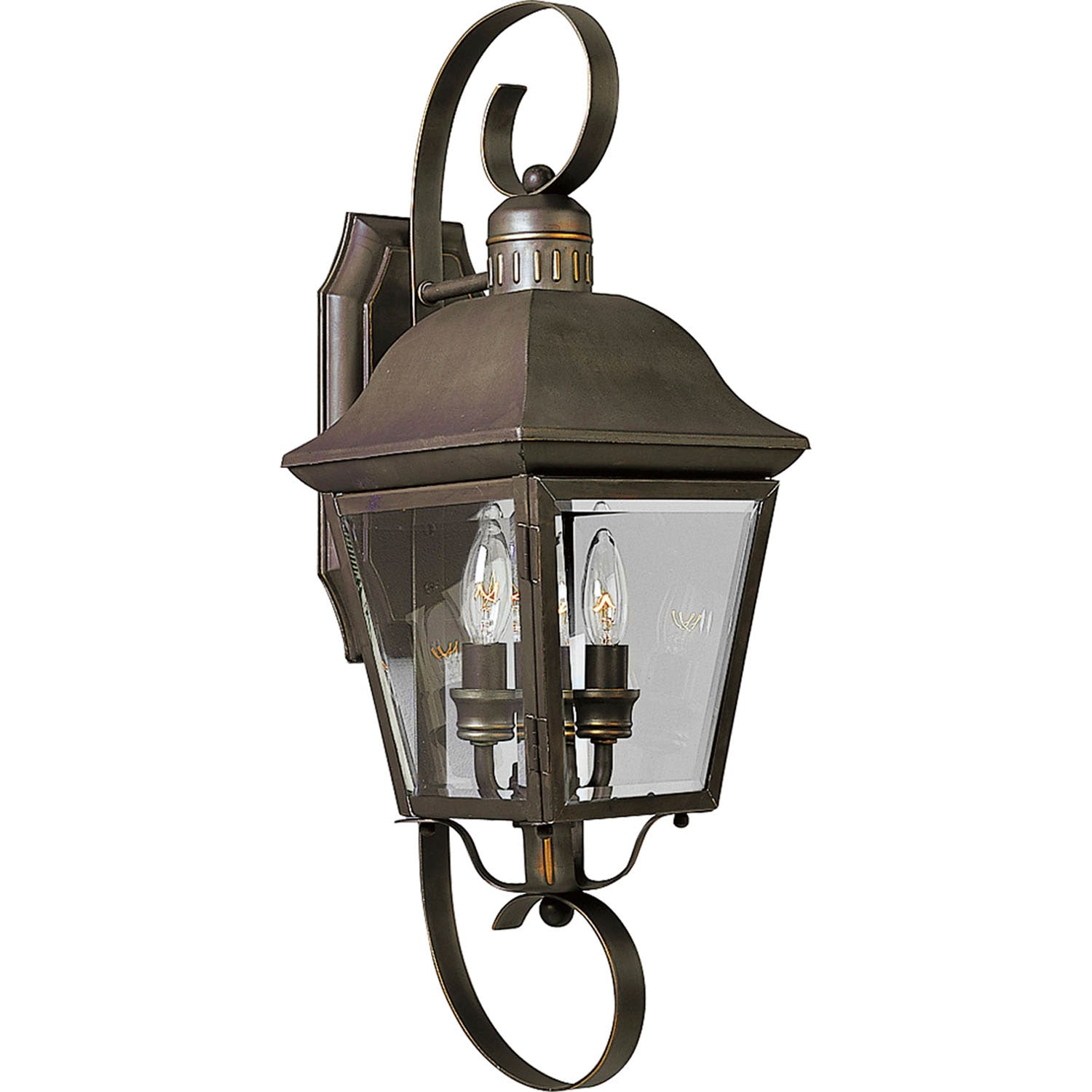 Progress Lighting - P5688-20 - Two Light Wall Lantern - Andover - Antique Bronze