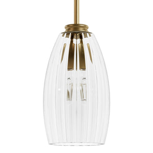 Hunter - 13158 - One Light Pendant - Rossmoor - Luxe Gold