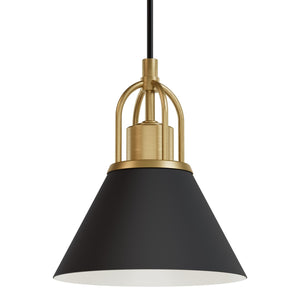 Hunter - 13164 - One Light Pendant - Carrington Isle - Matte Black