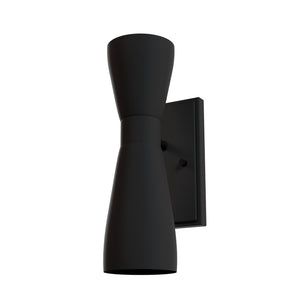 Hunter - 19826 - Two Light Wall Sconce - Zola - Matte Black