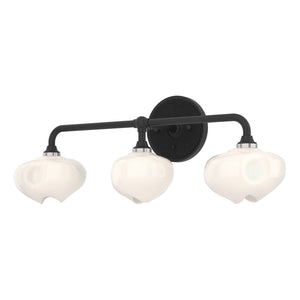 Hubbardton Forge - 201342-SKT-10-10-FD0710 - Three Light Bath Sconce - Ume - Black