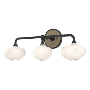 Hubbardton Forge - 201342-SKT-10-84-FD0710 - Three Light Bath Sconce - Ume - Black