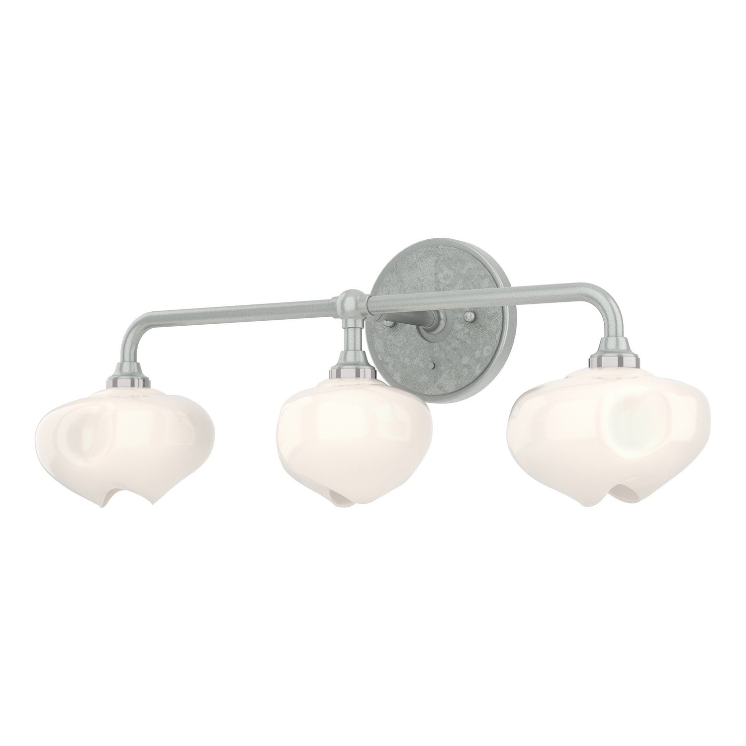 Hubbardton Forge - 201342-SKT-82-82-FD0710 - Three Light Bath Sconce - Ume - Vintage Platinum