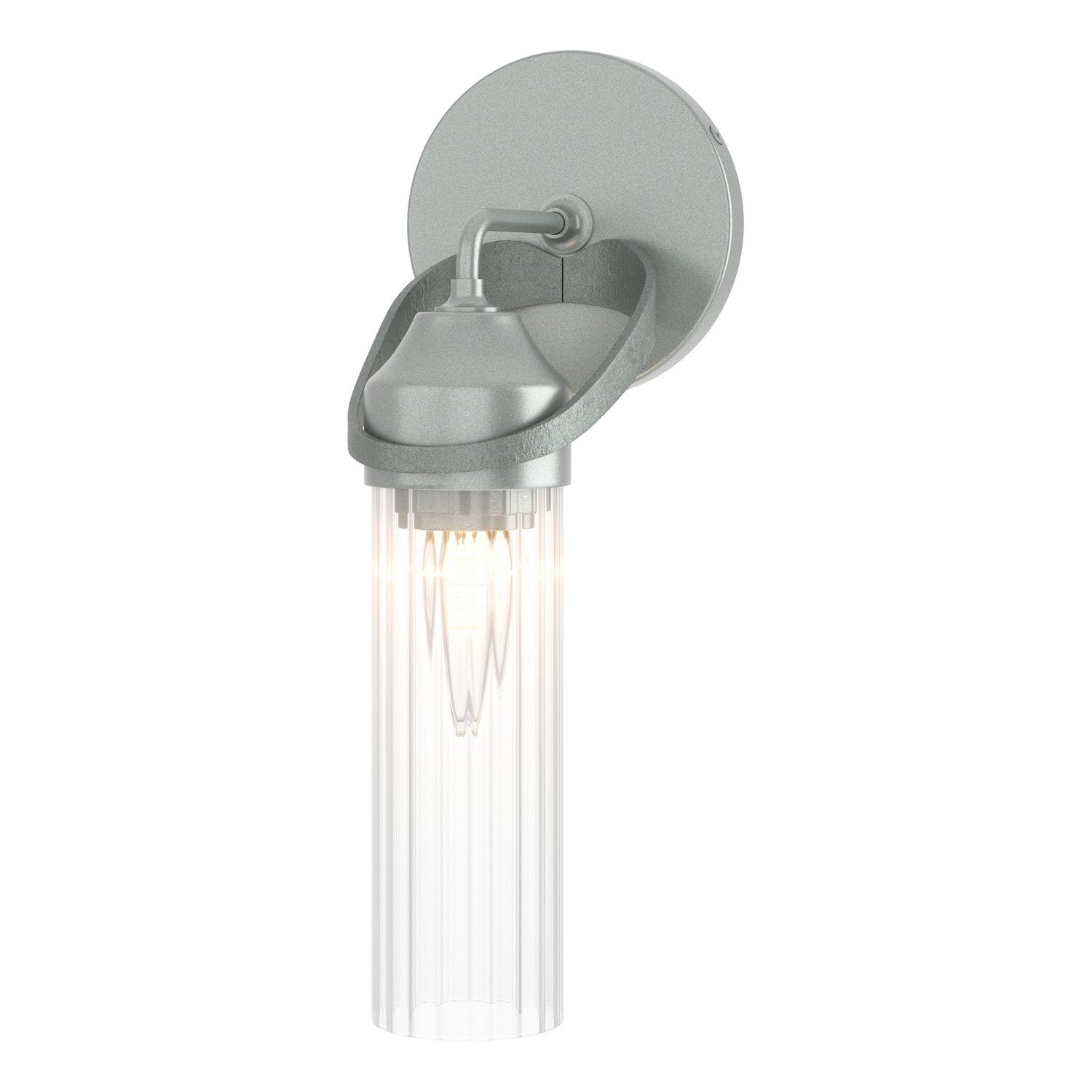 Hubbardton Forge - 201344-SKT-82-ZM0634 - One Light Bath Sconce - Bow - Vintage Platinum