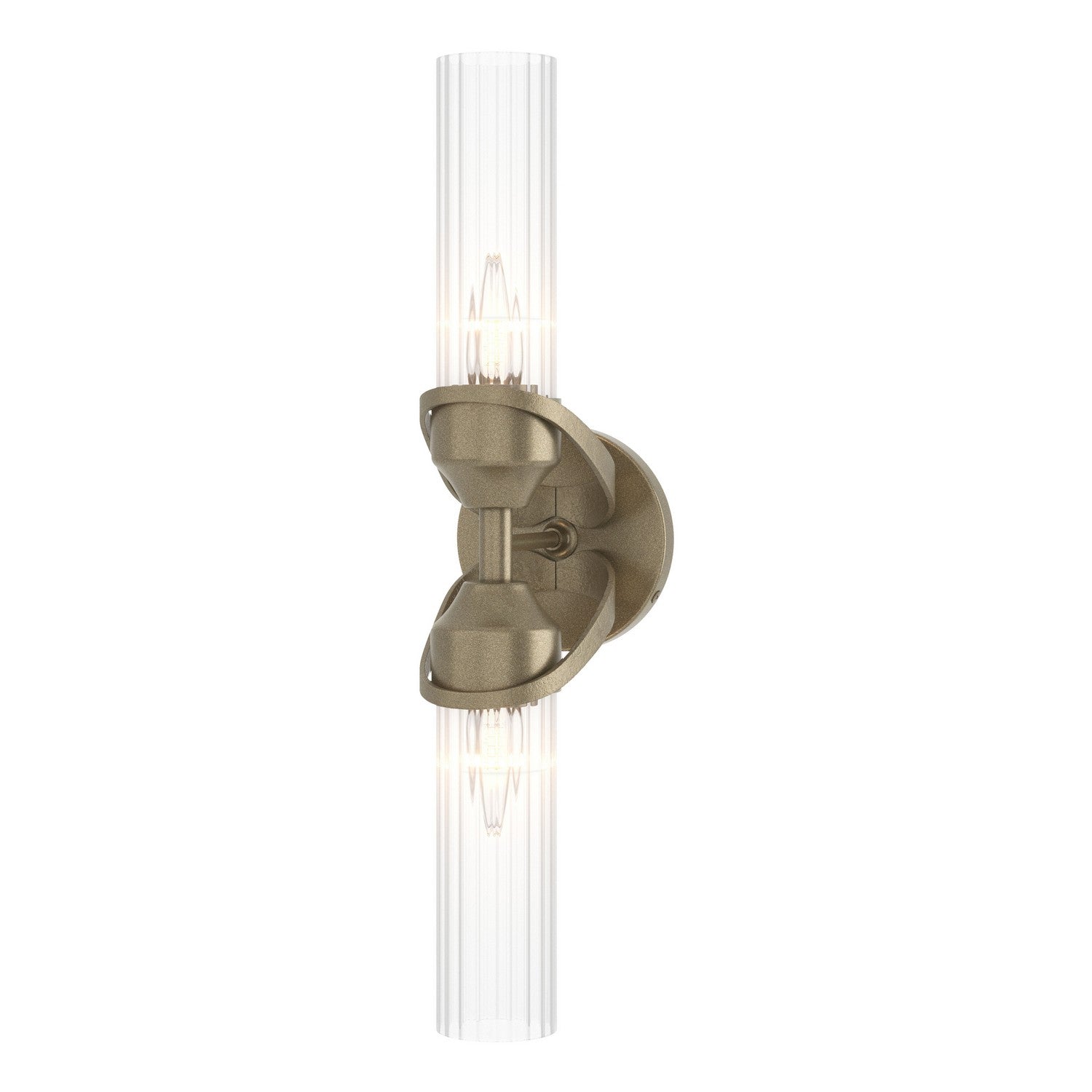 Hubbardton Forge - 201346-SKT-84-ZM0634 - Two Light Bath Sconce - Bow - Soft Gold