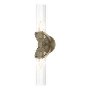 Hubbardton Forge - 201346-SKT-84-ZM0634 - Two Light Bath Sconce - Bow - Soft Gold