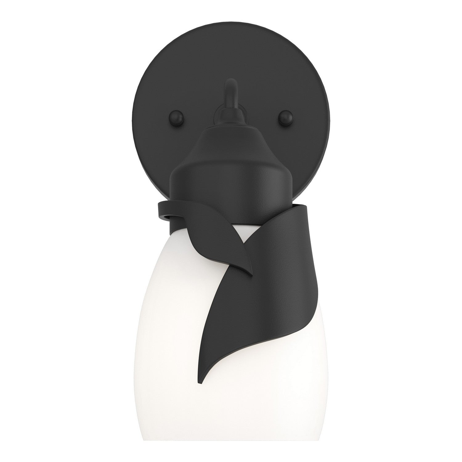Hubbardton Forge - 201350-SKT-10-GG0330 - One Light Bath Sconce - Lapas - Black