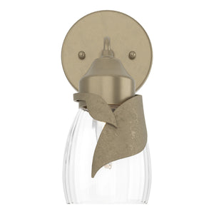 Hubbardton Forge - 201350-SKT-84-LL0330 - One Light Bath Sconce - Lapas - Soft Gold