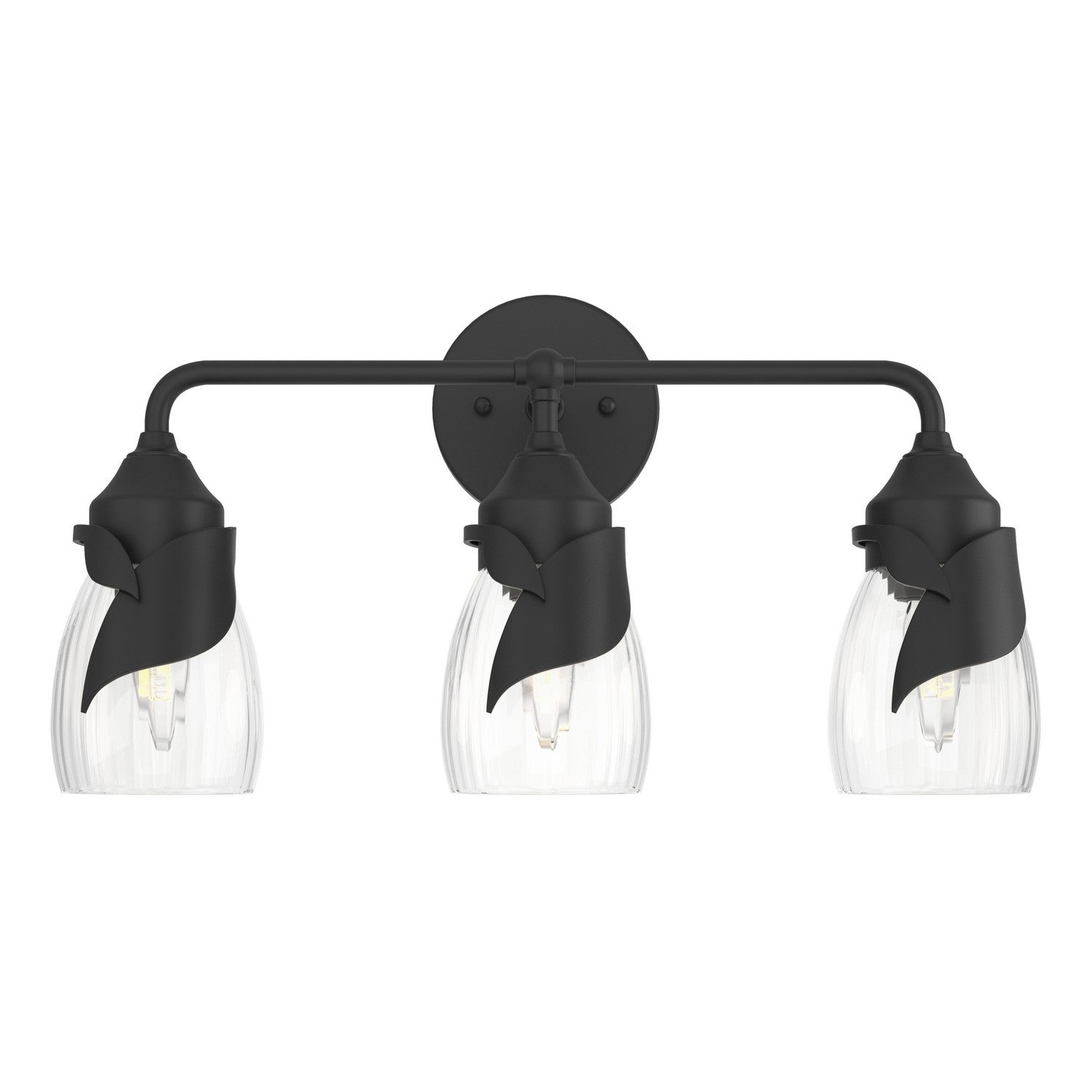 Hubbardton Forge - 201352-SKT-10-LL0330 - Lapas 3-Light Bath Sconce - Lapas - Black