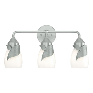 Hubbardton Forge - 201352-SKT-82-GG0330 - Three Light Bath Sconce - Lapas - Vintage Platinum