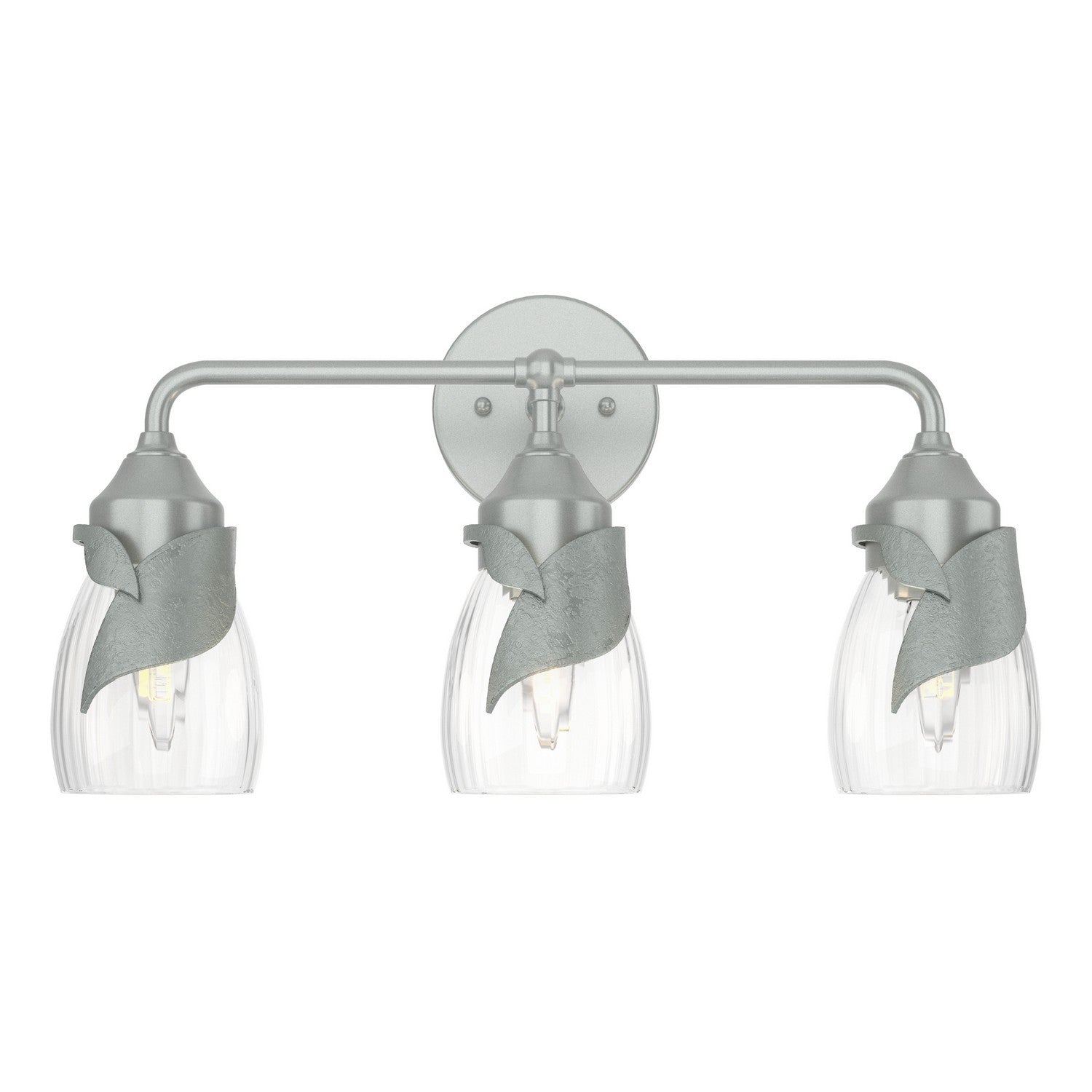 Hubbardton Forge - 201352-SKT-82-LL0330 - Lapas 3-Light Bath Sconce - Lapas - Vintage Platinum