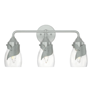 Hubbardton Forge - 201352-SKT-82-LL0330 - Three Light Bath Sconce - Lapas - Vintage Platinum