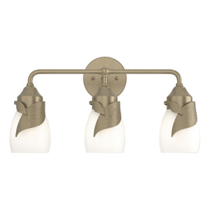 Hubbardton Forge - 201352-SKT-84-GG0330 - Three Light Bath Sconce - Lapas - Soft Gold