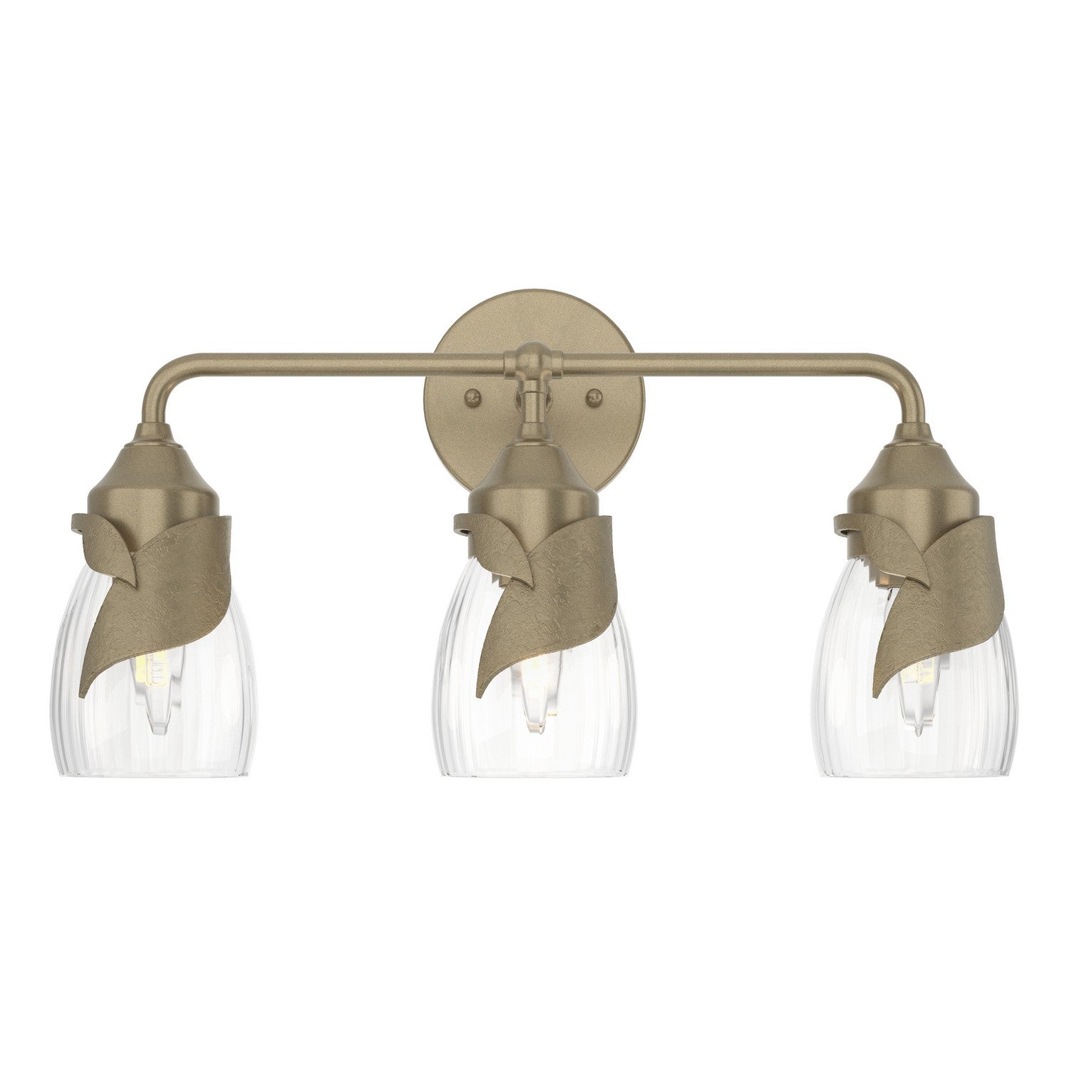 Hubbardton Forge - 201352-SKT-84-LL0330 - Lapas 3-Light Bath Sconce - Lapas - Soft Gold