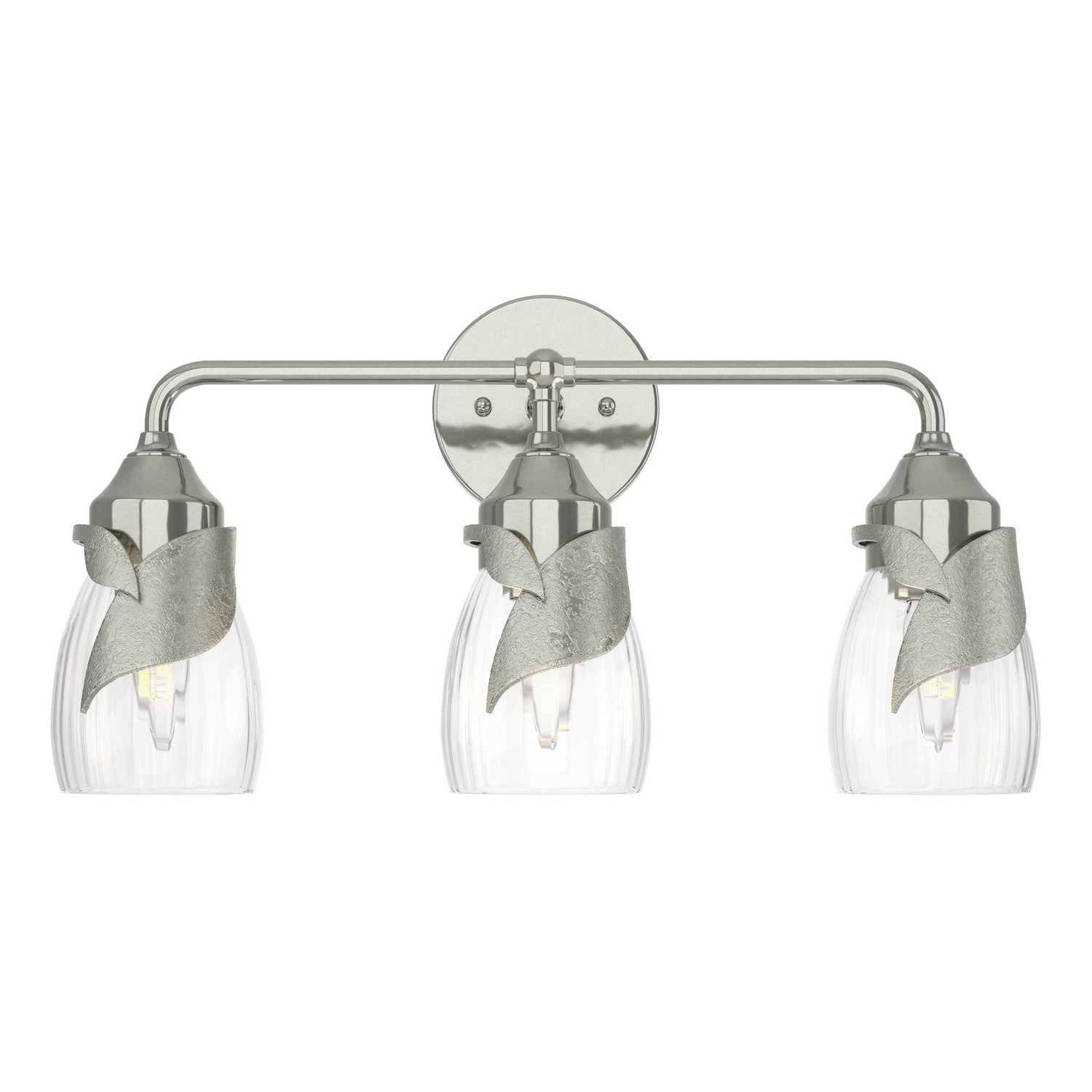 Hubbardton Forge - 201352-SKT-85-LL0330 - Lapas 3-Light Bath Sconce - Lapas - Sterling