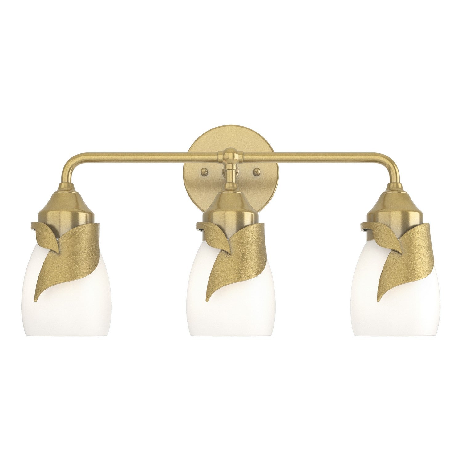 Hubbardton Forge - 201352-SKT-86-GG0330 - Lapas 3-Light Bath Sconce - Lapas - Modern Brass