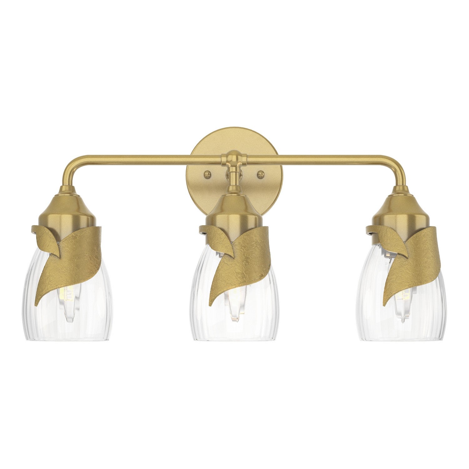 Hubbardton Forge - 201352-SKT-86-LL0330 - Lapas 3-Light Bath Sconce - Lapas - Modern Brass