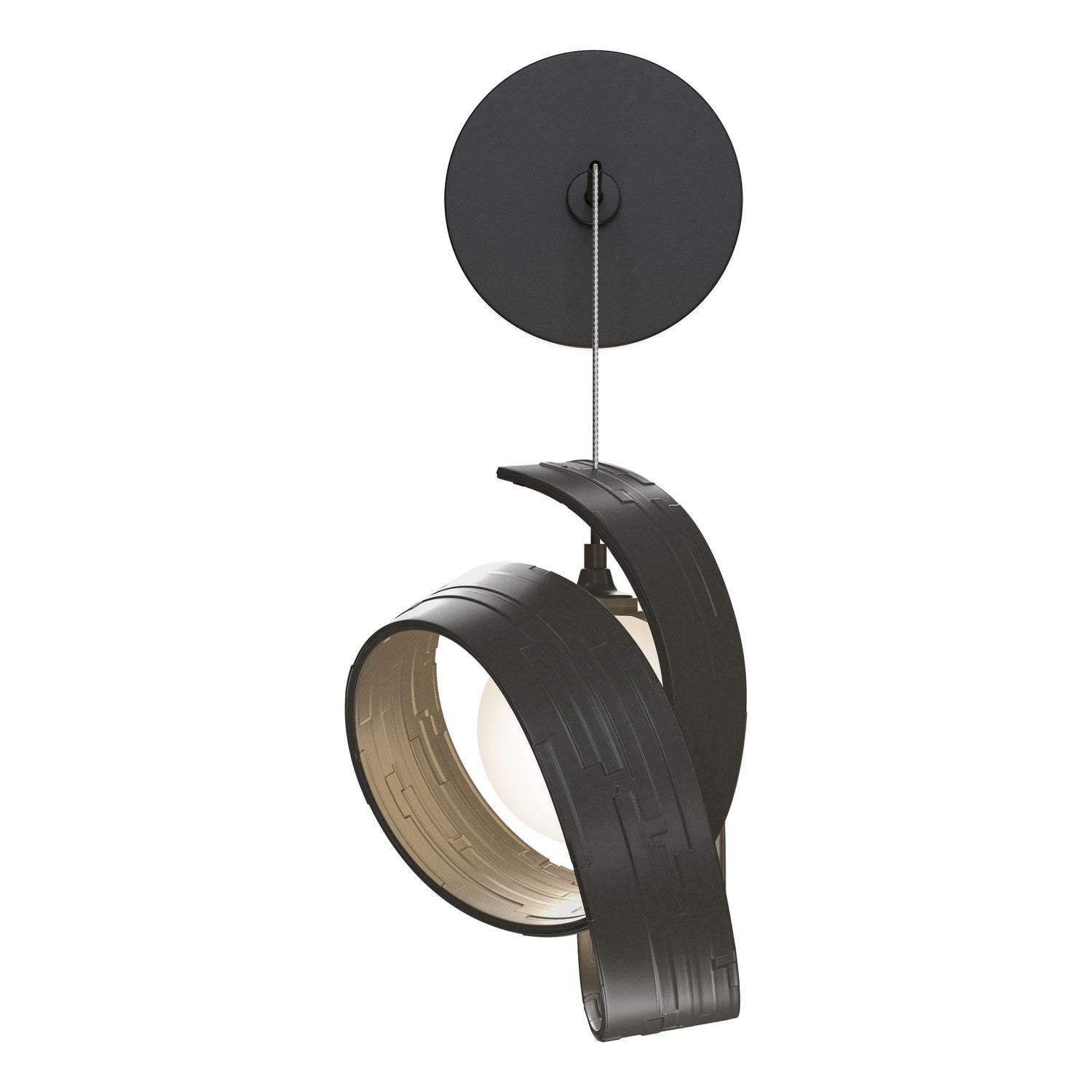 Hubbardton Forge - 201353-SKT-07-GG0711 - LED Wall Sconce - Riza - Dark Smoke