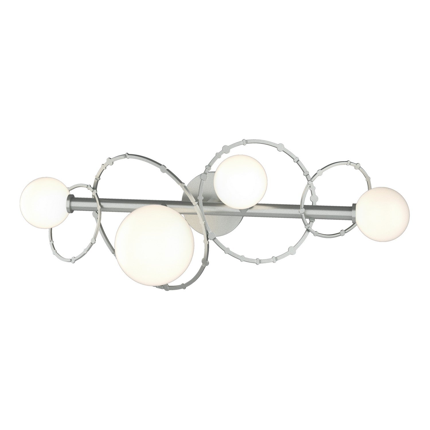 Hubbardton Forge - 201361-SKT-82-GG0712 - Four Light Bath Sconce - Olympus - Vintage Platinum